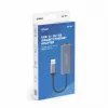Tinklo sąsajos adapteris SAVIO AK-83 USB Type-A į RJ-45, 5 Gbit/s, juodas