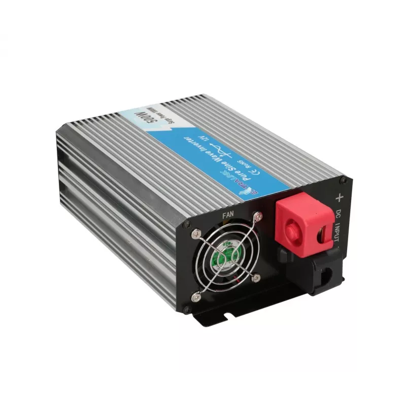 Įtampos keitiklis Extralink OPIP-500W 12V 500W gryna sinusoidė
