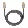 HDMI laidas IBOX HD08 2 m, HDMI A tipo kištukas–kištukas, HDMI 2.1, sidabrinis