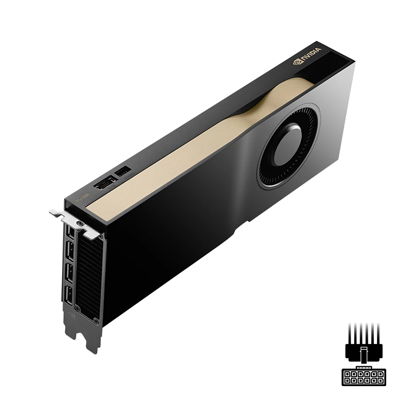 Darbo stoties vaizdo plokštė PNY RTX 5000 Ada — 32 GB GDDR6, 256 bitų, PCIe 4.0, 4x DisplayPort, 250 W