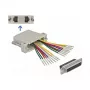 D-Sub 25 kontaktų užspaudžiama moteriška jungtis į 2 x RJ45 moterišką jungtį DeLOCK 66834