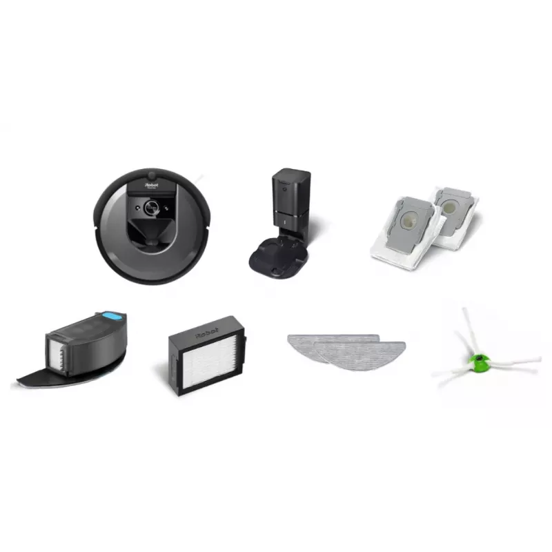 Robotų dulkių siurblys iRobot Combo i8+ Be maišelio Juodas