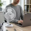 Adler | AD 7302 | Stalinis ventiliatorius | Baltas | Skersmuo 23 cm | Greičių skaičius 2 | Osciliacija | 60 W | Nėra