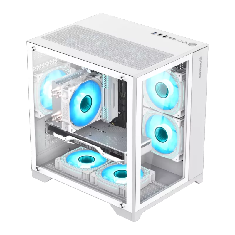 Gamemax | Korpusas | INFINITY MINI WH | M-ATX