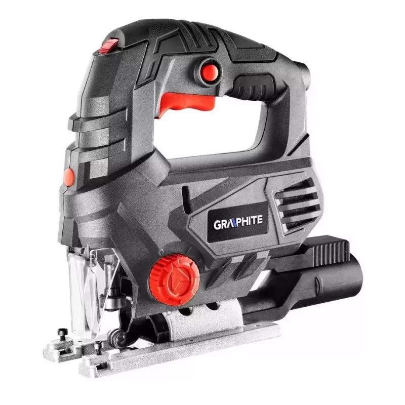 Dėlioninis pjūklas 800W Graphite, smūgių skaičius 0–3100 per minutę, su nešiojamu dėklu