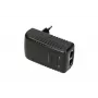 PoE maitinimo šaltinis Extralink POE-24-12W 24V 0,5A 12W vidinis sieninis kištukas, juodas