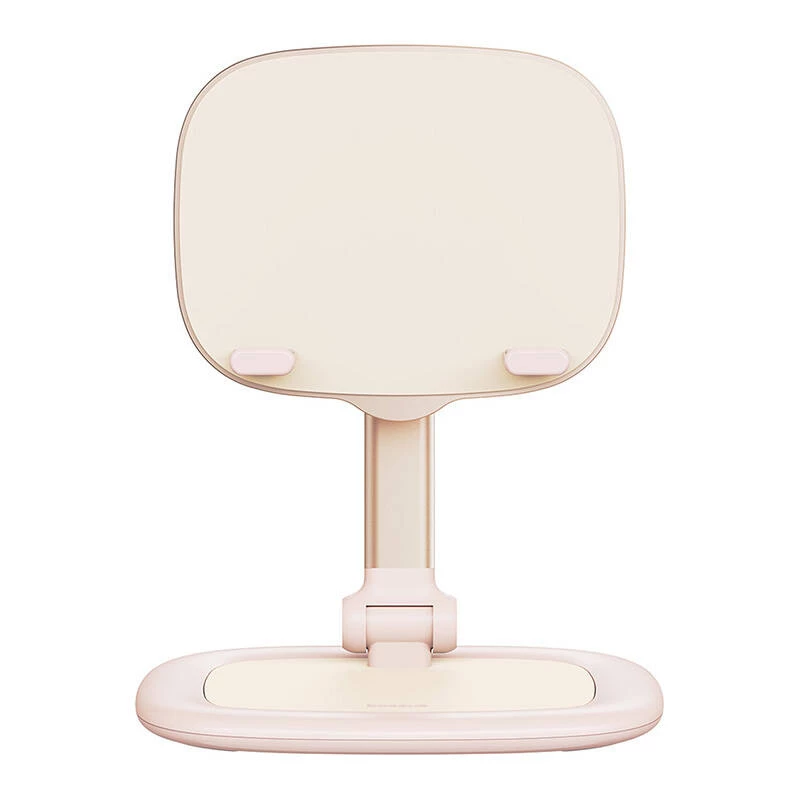 Planšečių ir telefonų stovas Baseus Seashell Series Pink — reguliuojamo aukščio, lengvas