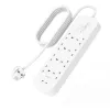 Apsaugos nuo viršįtampių įrenginys SurgePlus 8x Schuko 2xUSB-C 900J 2m