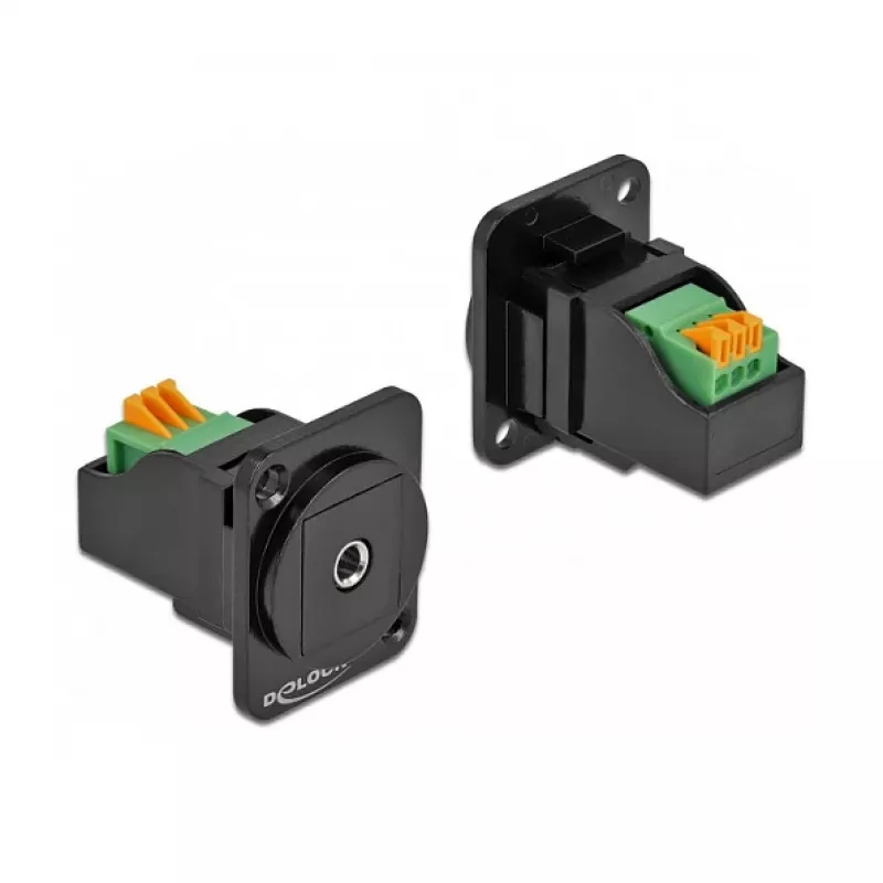 D-Type modulis 3,5 mm 3 kontaktų stereolizdas (moteriškas) prie gnybtų bloko DeLOCK 86732