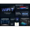 Stalinis maršrutizatorius MERCUSYS MR25BE EasyMesh Wi‑Fi 7 dviejų juostų 2,4/5 GHz, 3600 Mbps, 3× Gigabit LAN, 4 išorinės antenos