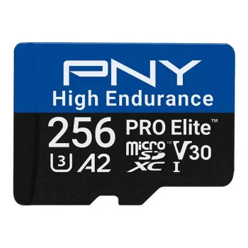 MicroSD kortelė PNY PRO ELITE HIGH ENDURANCE 256GB UHS-I U3 - 256 GB, UHS-I, U3, High Endurance