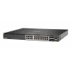 Hewlett Packard Enterprise HPE Aruba 6300M - Switch - L3 - valdomas - 24 x 1/2,5/5/10GBase-T + 4 x 1 Gigabit / 10 Gigabit / 25 Gigabit / 50 Gigabit SFP56 (aukštupio / rietimo) - priekis