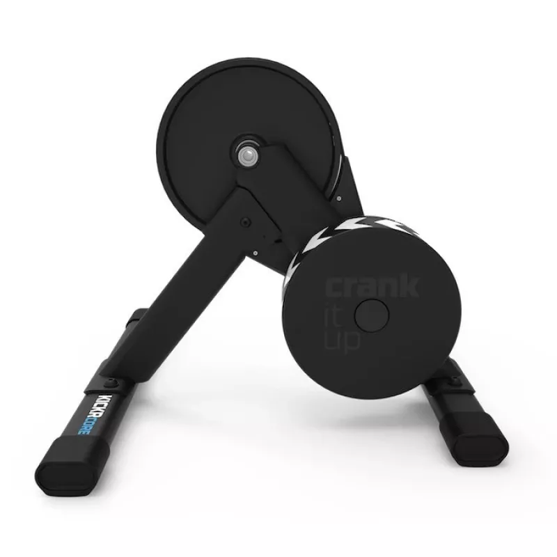 Išmanusis treniruoklis Wahoo KICKR CORE 2 — magnetinis dviračio treniruoklis, diržinė pavara, maks. 1800 W, suderinamas su 11 greičių kasetėmis, Bluetooth/Wi‑Fi/ANT+