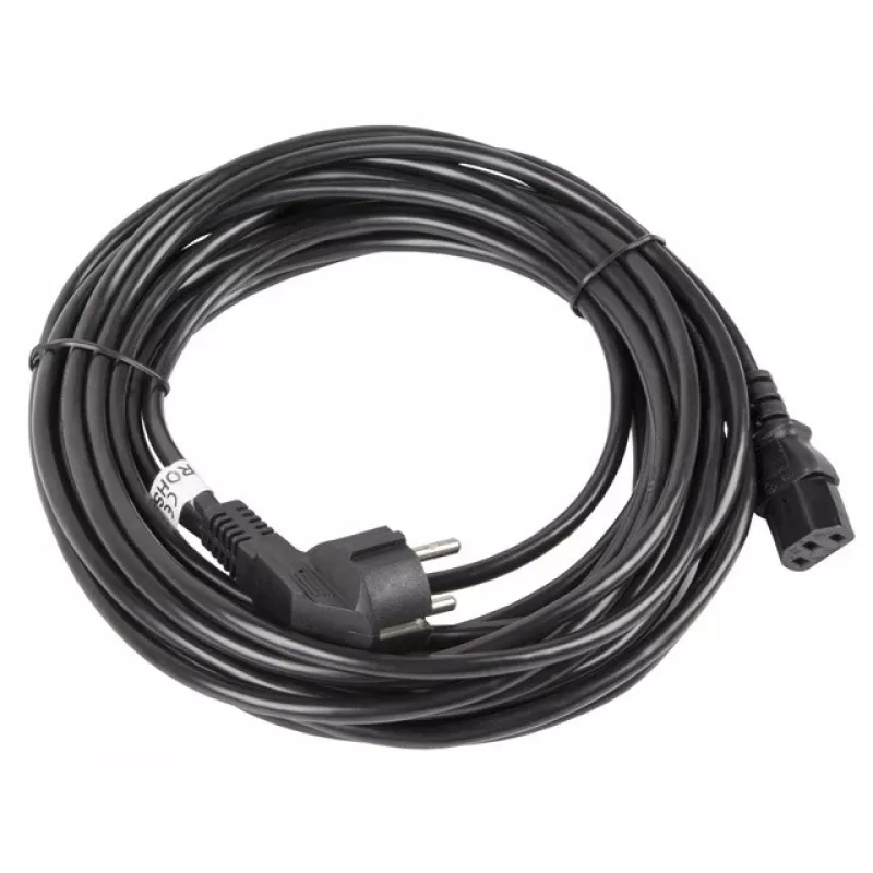 Lanberg CA-C13C-11CC-0100-BK maitinimo kabelis Juodas 10 m C13 jungtis CEE7/7