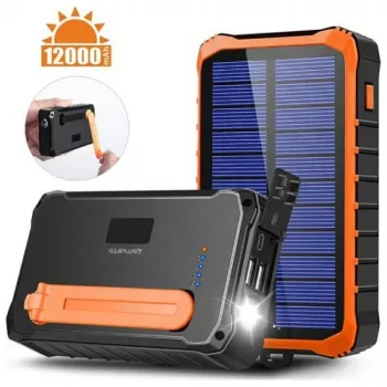 „Powerbank Propper Solar 12000mAh“ pilka