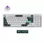 Mechaninė belaidė klaviatūra Keychron Q5 RGB baltas korpusas, karšto keitimo išdėstymas, kompaktiška 75 % forma