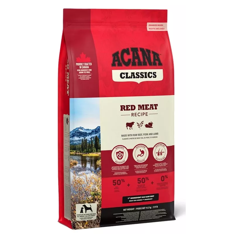 ACANA Classics Red Meat - sausas šunų maistas - 14,5 kg