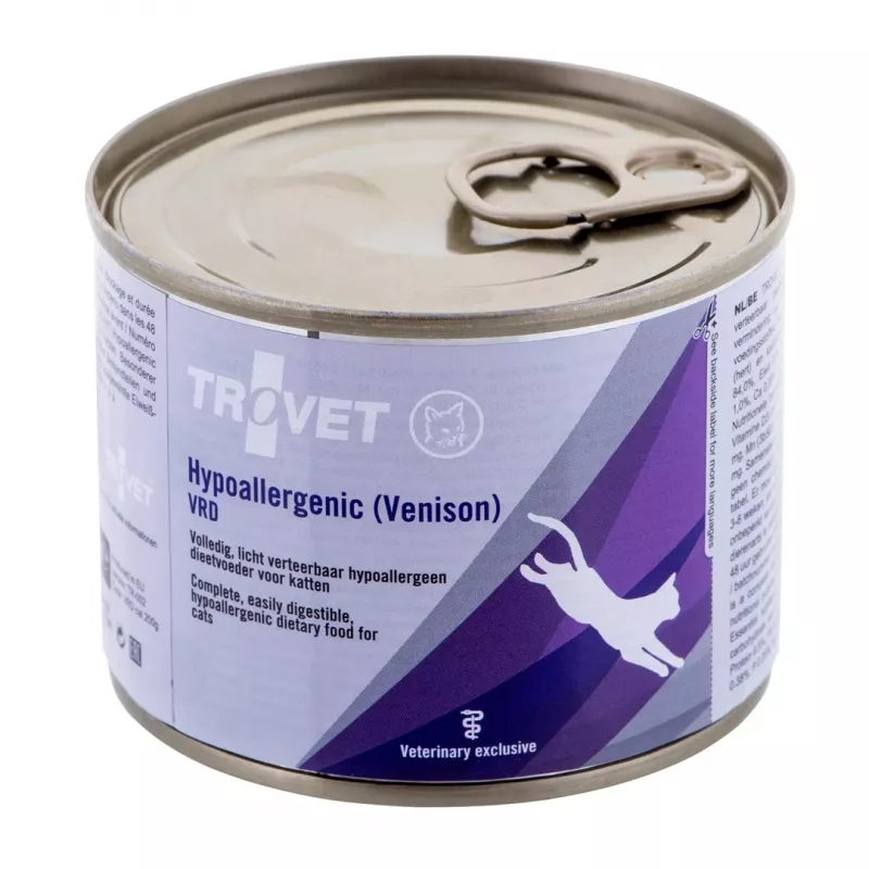 TROVET Hypoallergenic VRD su elniena - šlapias kačių maistas - 200g