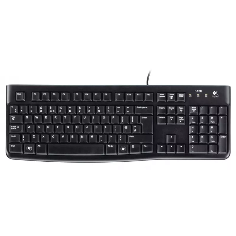Klaviatūra Logitech K120 laidinė klaviatūra