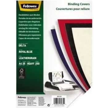 Fellowes FSC sertifikuotas - A4 (210 x 297 mm) - karališka mėlyna - 250 g/m² - 25 vnt. įrišimo viršelis (5373902)