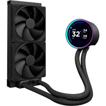 NZXT KRAKEN Elite V2 240 Skysčio aušinimas su ekranu, juodas RL-KN24E-B2 (RL-KN24E-B2)