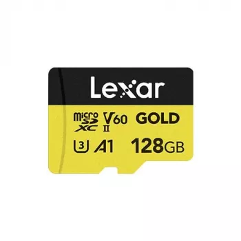 Lexar Professional GOLD 128 GB MicroSDXC UHS-II atminties kortelė