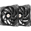 Thermaltake ToughFan 14 140mm juodas 2 vnt. rinkinys