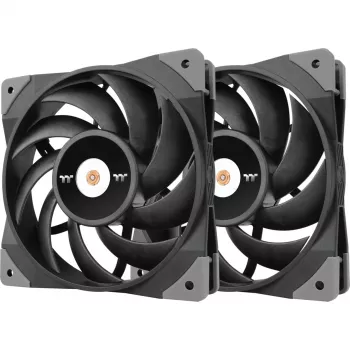 Thermaltake ToughFan 14 140mm juodas 2 vnt. rinkinys