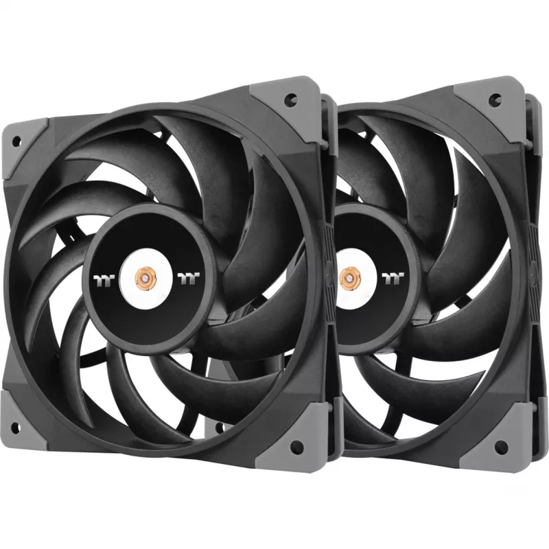 Thermaltake ToughFan 14 140mm juodas 2 vnt. rinkinys