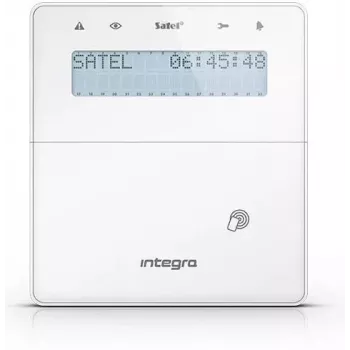 SATEL klaviatūra INT-KLFR-W RFID skaitytuvas, GRADE3