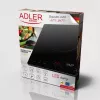 Adler AD 6513 kaitlentė, juoda, stalviršinė, 29 cm zona, indukcinė kaitlentė, 1 zona(-os)