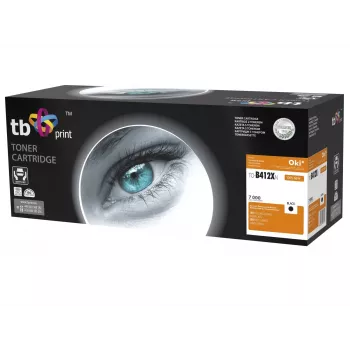 Toneris TB Suder. S OKI B412/B432, Juodas, Naujas 412XN