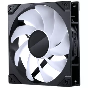 PHANTEKS M25 Gen2 PWM D-RGB 140 mm ventiliatorių 3 vnt. rinkinys, juodas