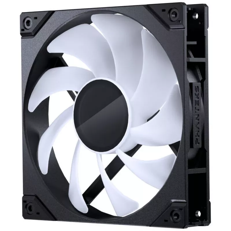PHANTEKS M25 Gen2 PWM D-RGB 140 mm ventiliatorių 3 vnt. rinkinys, juodas