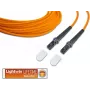 Lightwin aukštos kokybės dvipusis LWL komutacinis kabelis, MM OM2, MTRJ - MTRJ LWL komutacinis kabelis (LDP-50 MTRJ-MTRJ 3.0)