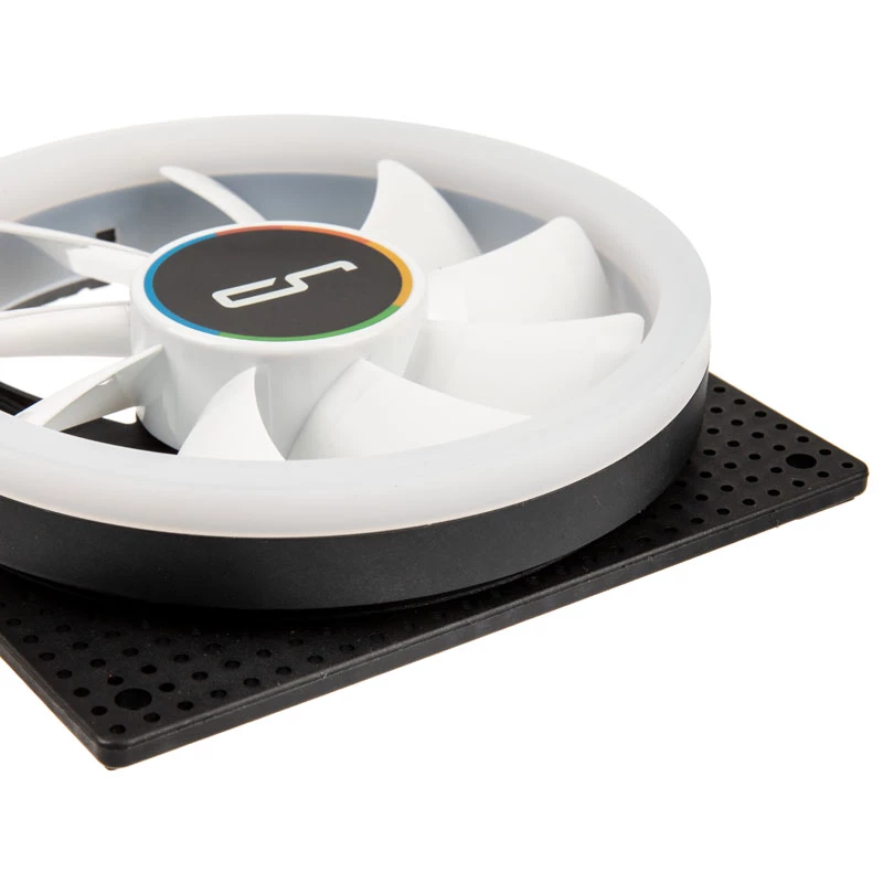 Cryorig Crona X 120 mm ventiliatorius, baltas — 400–1700 RPM, 60.6 CFM, 2.65 mmH2O