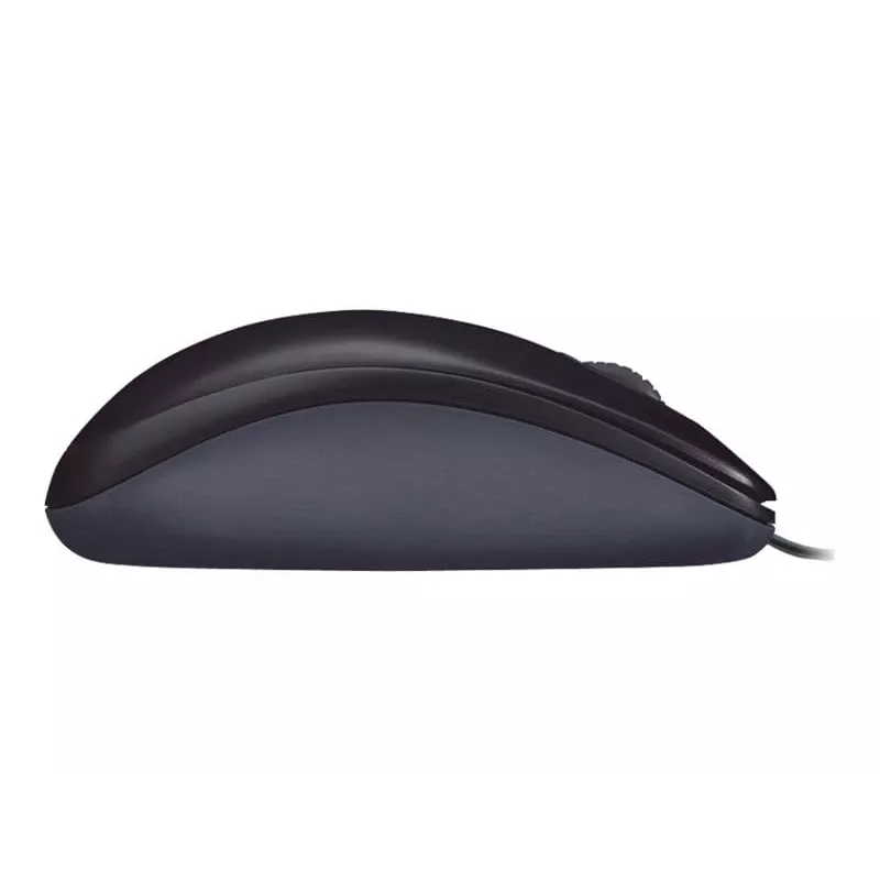 „Logitech M90“ laidinė optinė pelė biurui — 1000 DPI, abiem rankoms tinkama, USB Type-A, juoda