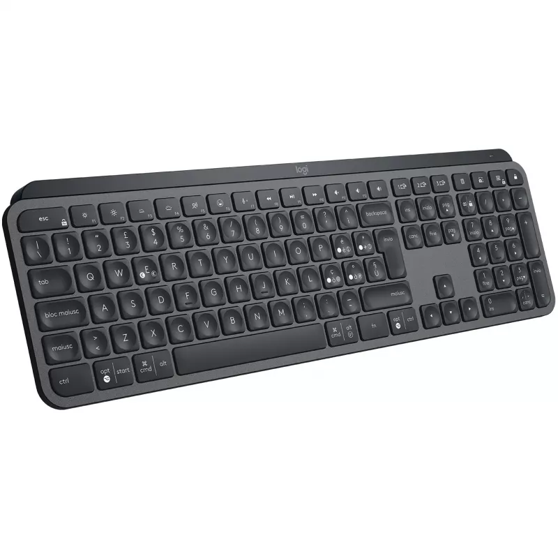 Logitech MX Keys for Business klaviatūra RF belaidė + Bluetooth itališka grafito (920-010247)