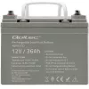 Hermetiška AGM UPS baterija QOLTEC 53084 12V 36Ah LongLife