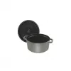 Cocotte Staub 20 cm pilkas ketaus puodas
