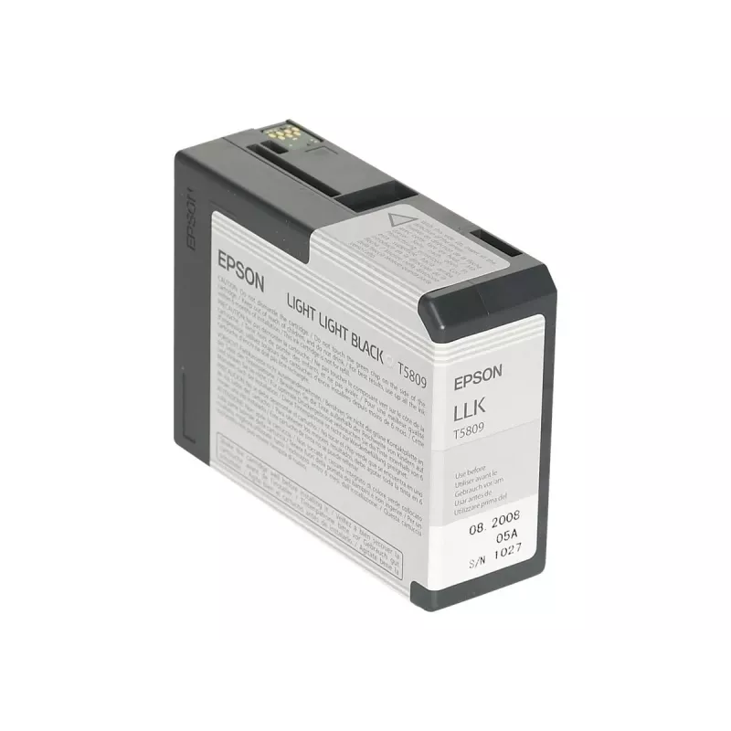 Epson Singlepack Light Light Black T580900, šviesiai šviesiai juoda, pigmentinis rašalas, 80 ml, 1 vnt.