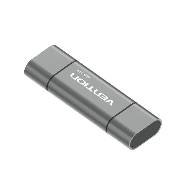 Vention USB3.0 daugiafunkcis kortelių skaitytuvas pilkas metalinis tipas