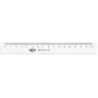 Liniuotė WEDO 52 16 160 mm plastikinė permatoma