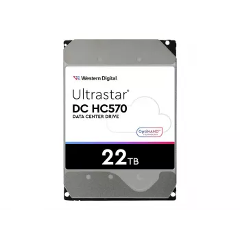 3,5 colio SAS HDD Western Digital Ultrastar DH HC570 22 TB, 12 Gbit/s, 7200 RPM, 512 MB talpyklos