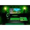 Laidinės žaidimų ausinės Razer Kraken V4 X — antausinės, 20–20000 Hz, 1,8 m laidas, 310 g, juoda/žalia