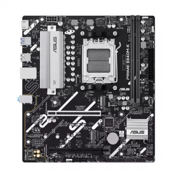 Pagrindinė plokštė ASUS PRIME B840M-K — AMD B840, lizdas AM5, mikro ATX, DDR5, 2 DIMM, 128 GB, 2,5 GbE, M.2, SATA III