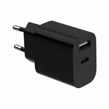 CHARGER USB UNIVERSAL Juoda/2P TA-UC-2AC12-01-BK GEMBIRD
