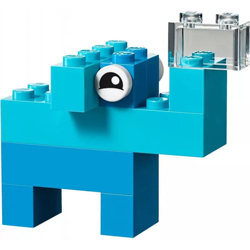 LEGO 10713 Classic Creative Suitcase Toy Storage Case su įvairiaspalviais statybiniais kubeliais, dovana vaikams nuo 4 metų