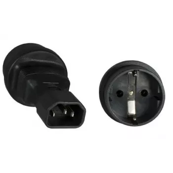 Microconnect PE14CEEAD maitinimo kištuko adapteris C14 Type F juodas