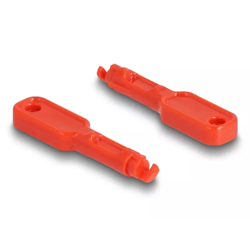 Prievado blokatorius DeLOCK 20928 RJ-45 Raudonas Plastikinis 11 vnt.